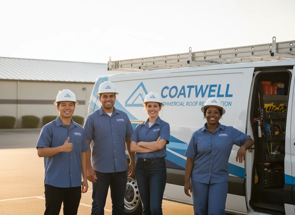 Commercial roof coating company in Pell Lake, WI
